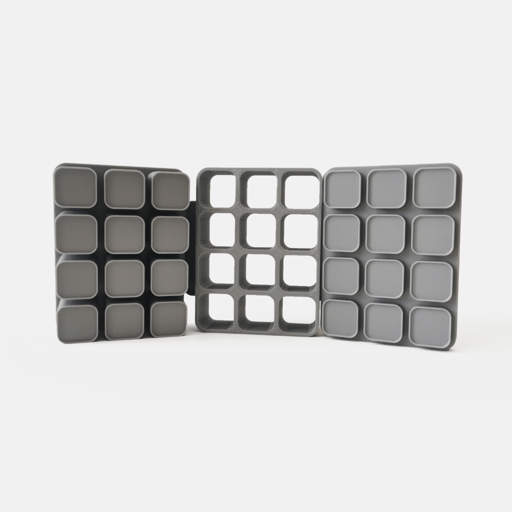 12 Mini Squares Multipress Mould