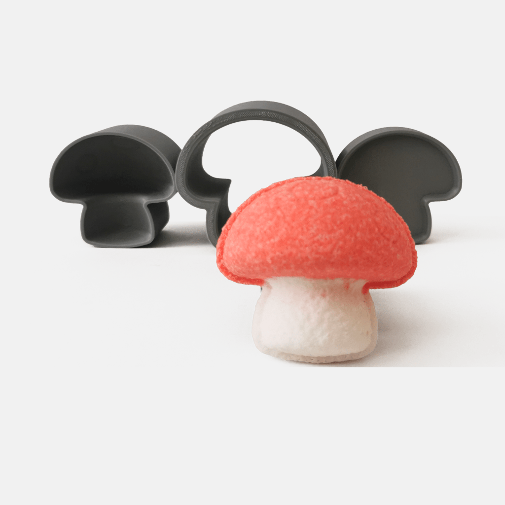 Round mushroom bath bomb mold