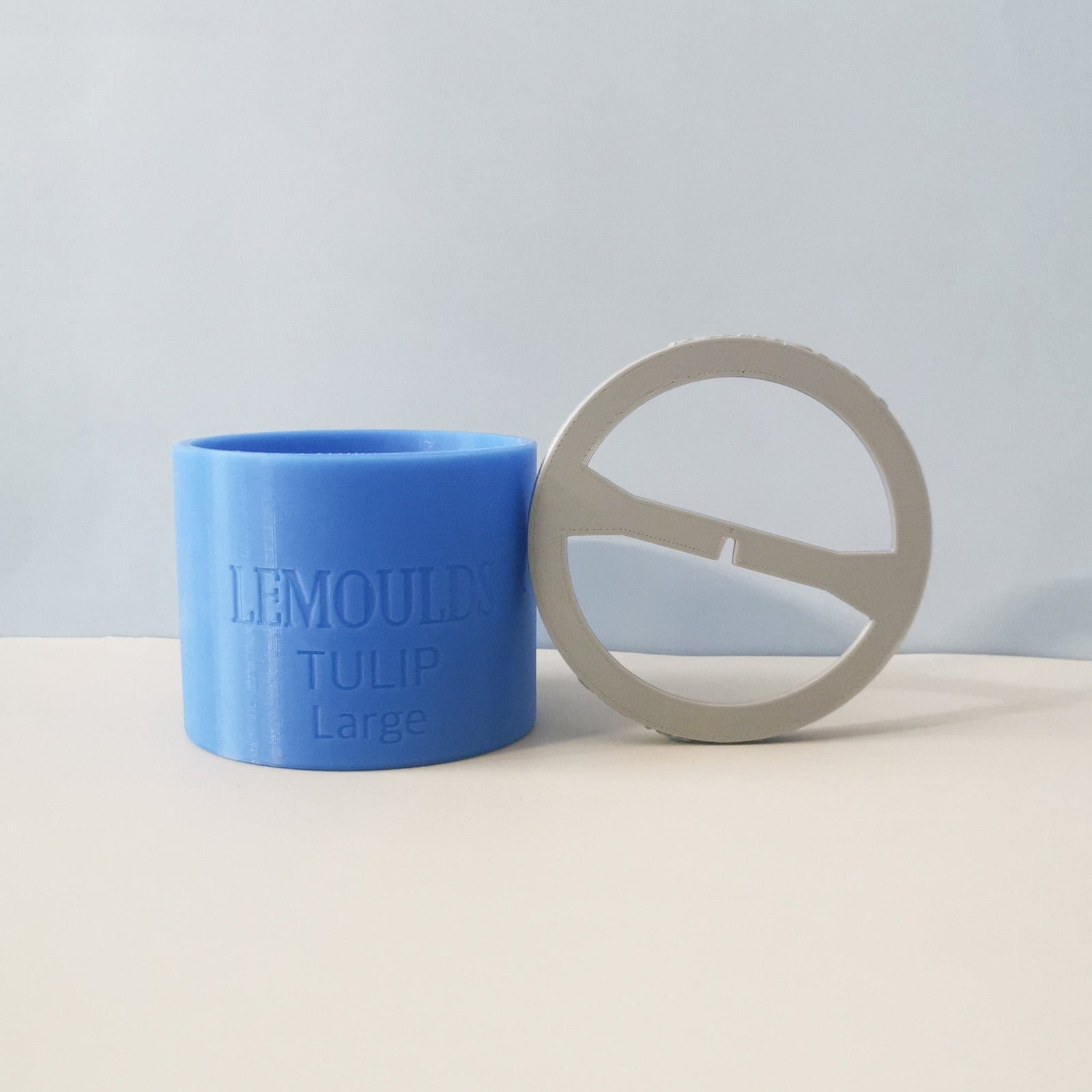 candle refill mould for large tulip shaped jar