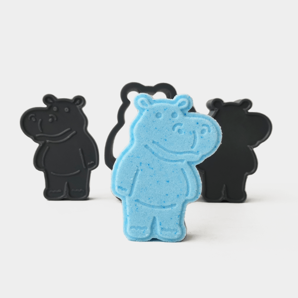 Hippo bath bomb mould