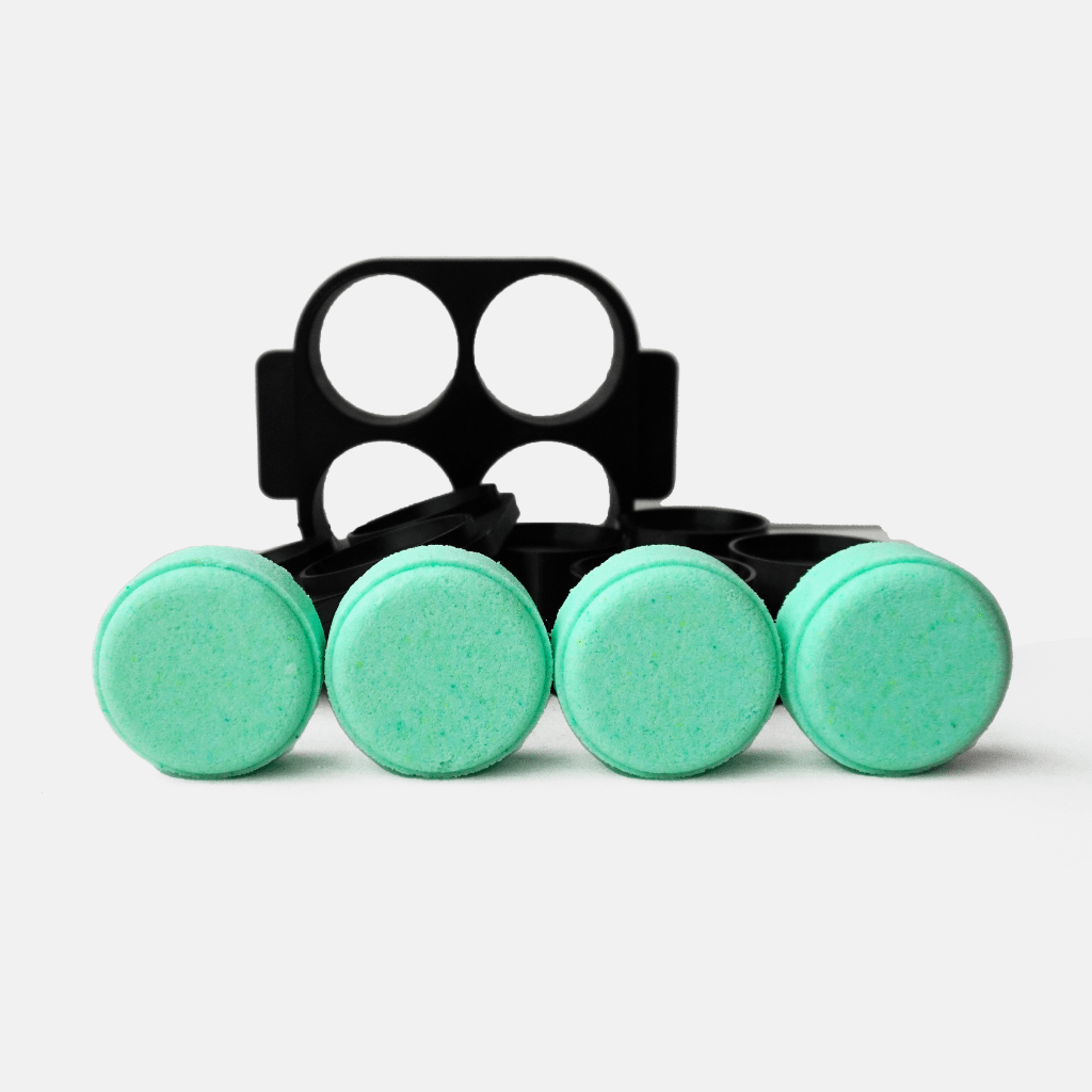 shampoo bars with round shampoo bar mold