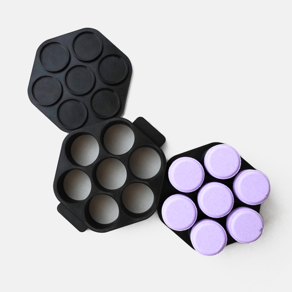 7 round shampoo bar multipress mould