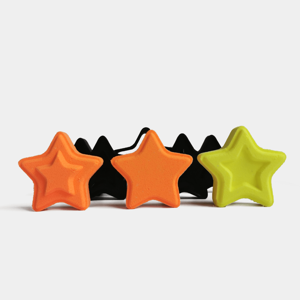 Star bath bomb mould and Star bath bomb