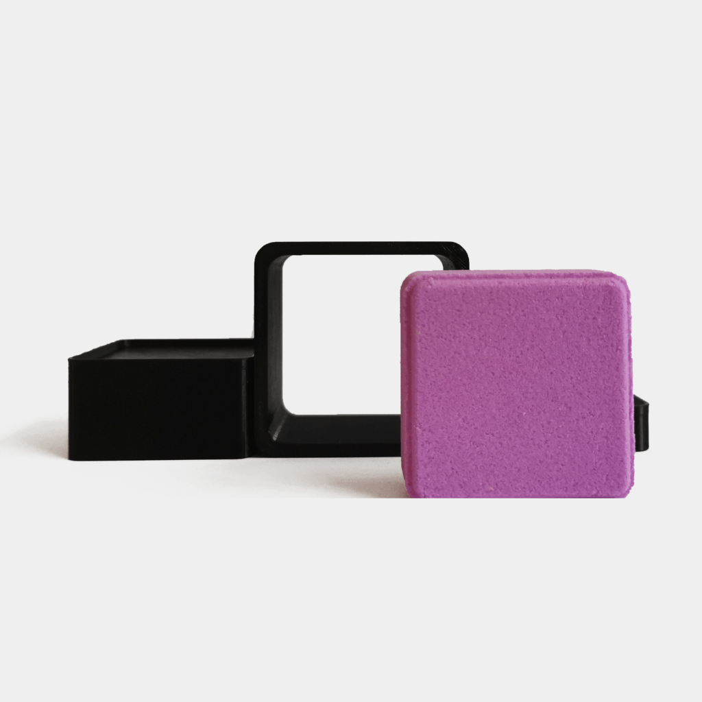 square shampoo bar  shower steamer mould