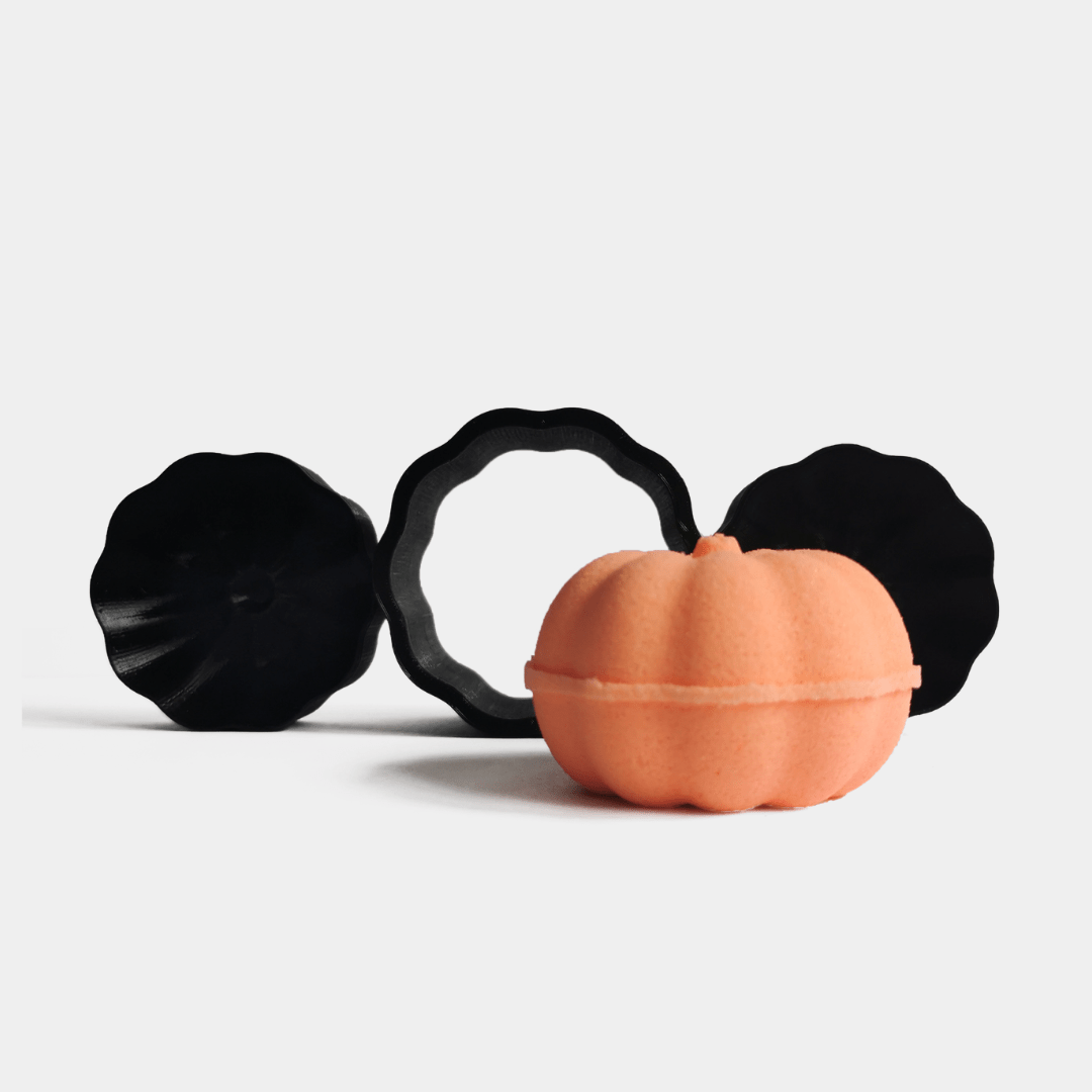 Pumpkin bath bomb mold 3D printed bath bomb mould