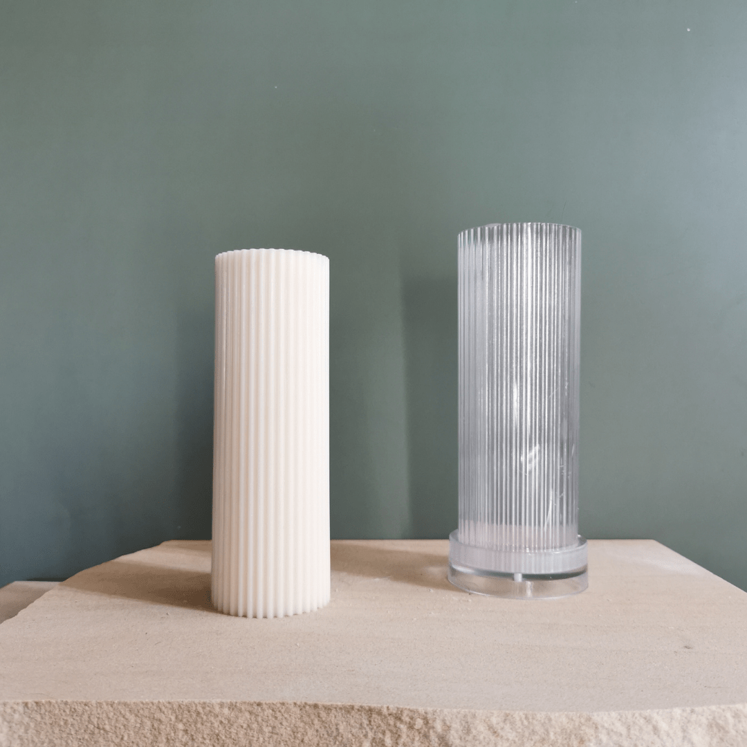15cm Classic Pillar PVC Candle Mould