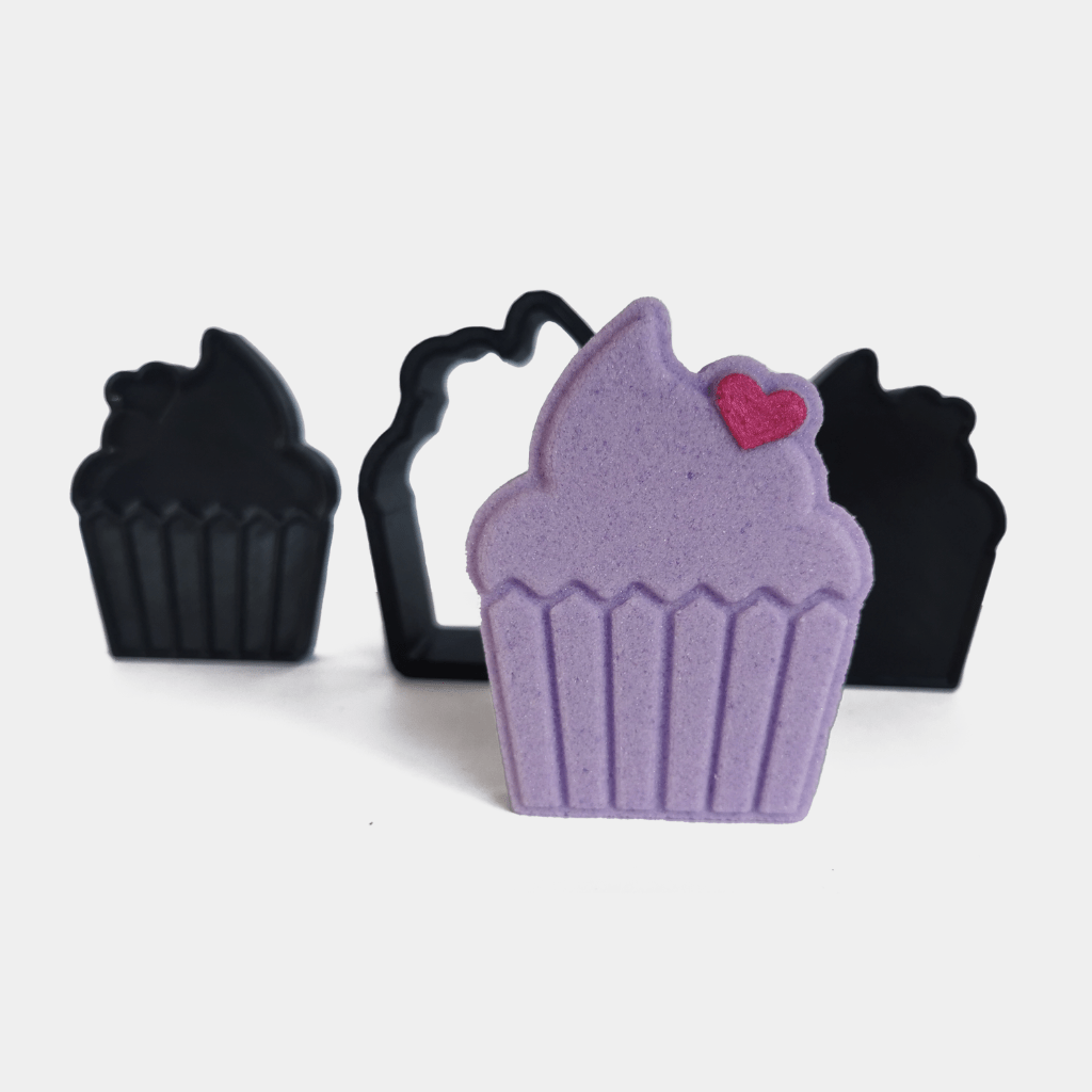 Cup Cake with Heart Bath Bomb Mould