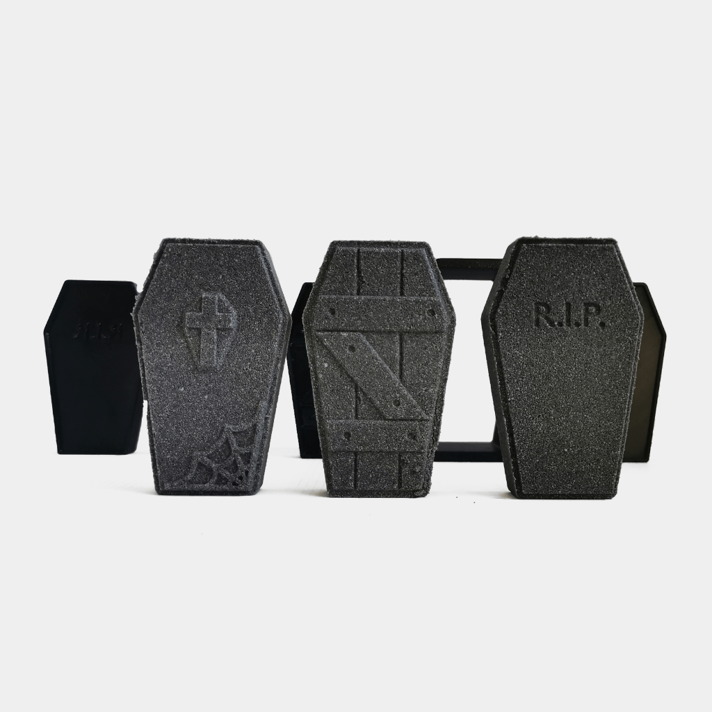 Coffin bath bomb and bath bomb mould