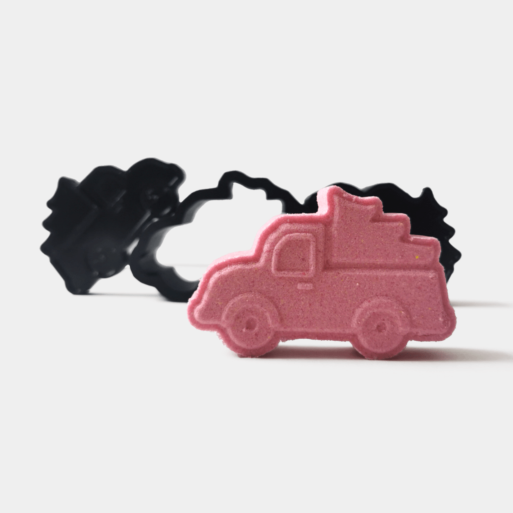 Christmas Tree On The Car Bath Bomb Mould and bath bomb