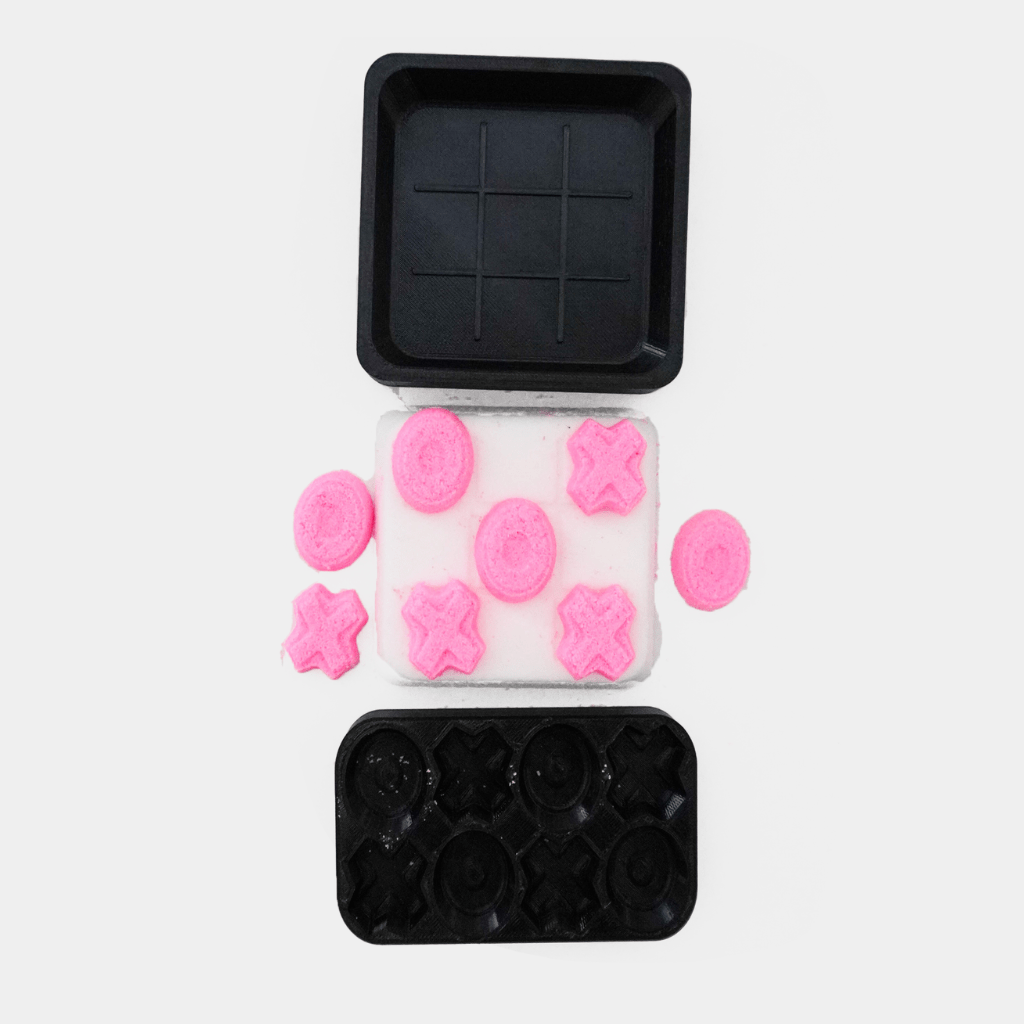 Tic Tac Toe Board Game Bath Bomb Mould